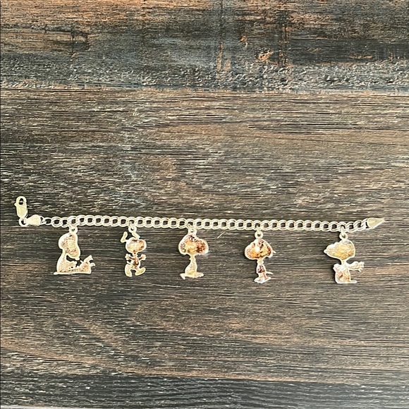 Charming Silver Bracelet with Playful Charms - Picture 5 of 9